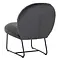 Must Living Must Living fauteuil Bouton donkergrijs