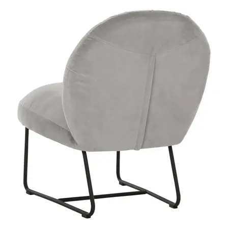 Must Living Must Living fauteuil Bouton lichtgrijs