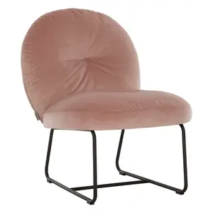 Must Living fauteuil Bouton roze