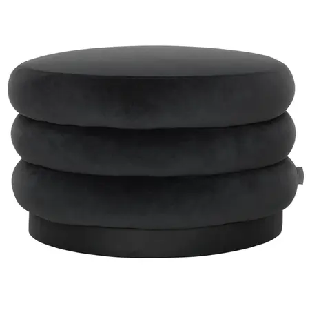 So True by Troubadour Poef Ring Ring donkergrijs large