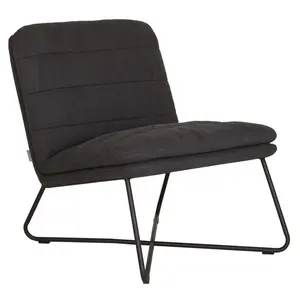 MUST Living fauteuil Stripe antraciet