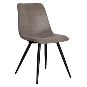 Eetkamerstoel Roy lichtgrijs