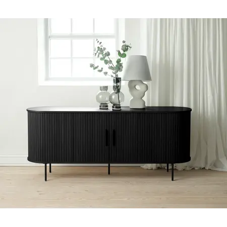 Dressoir Barber zwart 180 cm