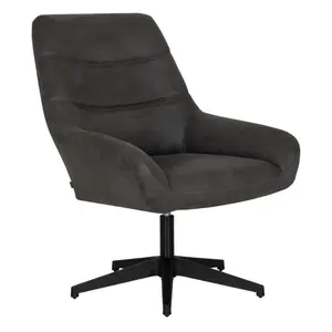 Draaifauteuil Coen antraciet