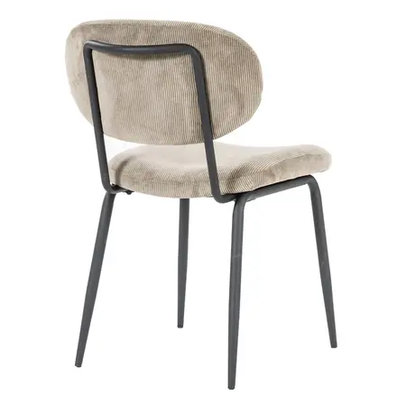 Eetkamerstoel Coco taupe