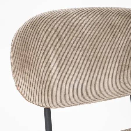 Eetkamerstoel Coco taupe