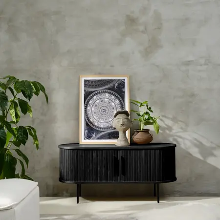 TV-meubel Barber zwart 120 cm