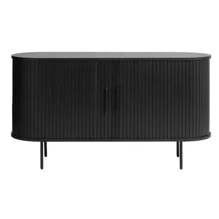 Dressoir Barber zwart 140 cm