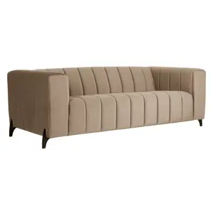 3-zitsbank Isabella velvet zand