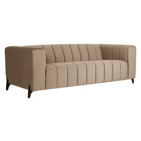 So True by Troubadour 3-zitsbank Isabella velvet zand