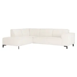 Loungebank Romy boucle wit