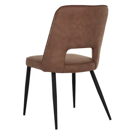 Eetkamerstoel Clip cognac