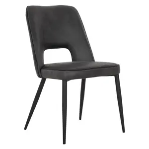 Eetkamerstoel Clip antraciet