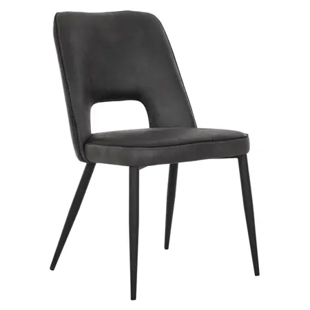Eetkamerstoel Clip antraciet