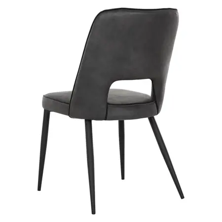 Eetkamerstoel Clip antraciet