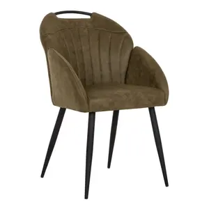 Eetkamerstoel Bobby olijf