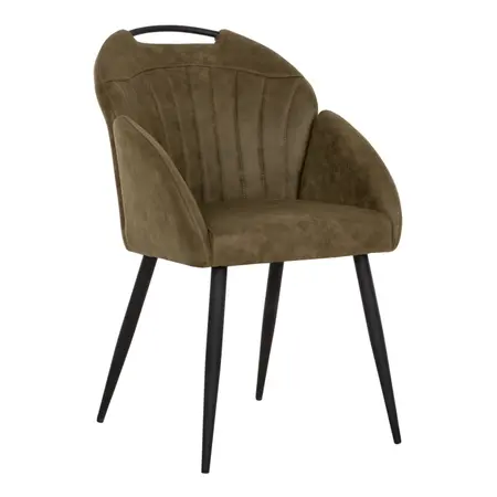 Eetkamerstoel Bobby olijf