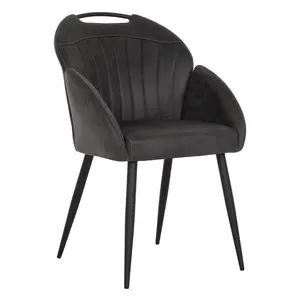 Eetkamerstoel Bobby antraciet