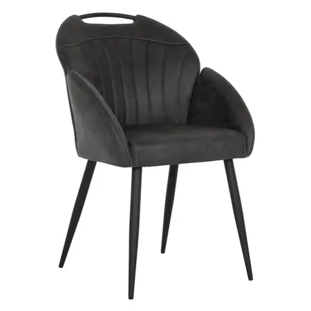 Eetkamerstoel Bobby antraciet