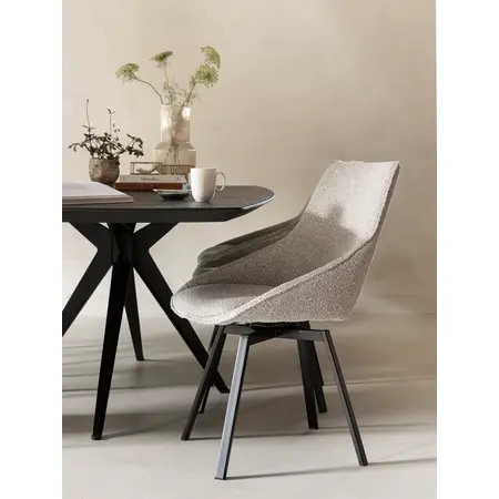 So True by Troubadour Eetkamerstoel Glamour lichtgrijs