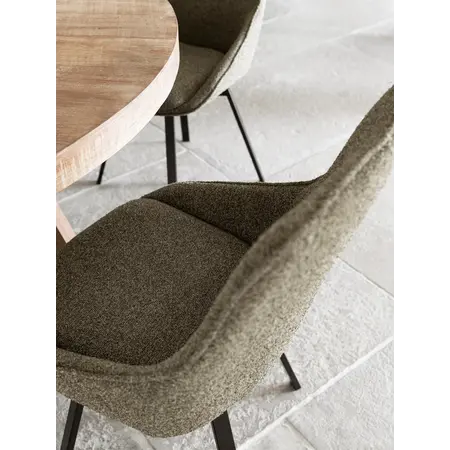 So True by Troubadour Eetkamerstoel Glamour groen