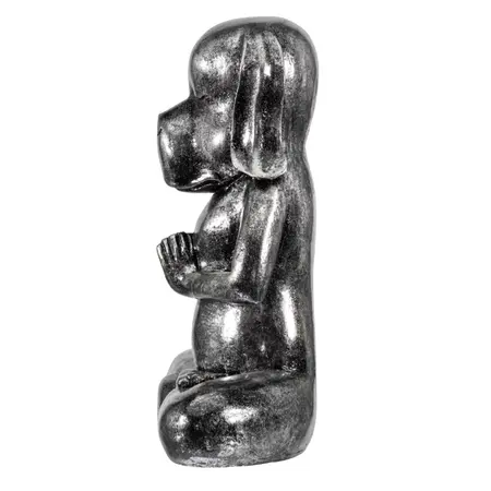 So True by Troubadour Yoga hond vintage zilver