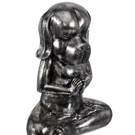 So True by Troubadour Yoga hond vintage zilver