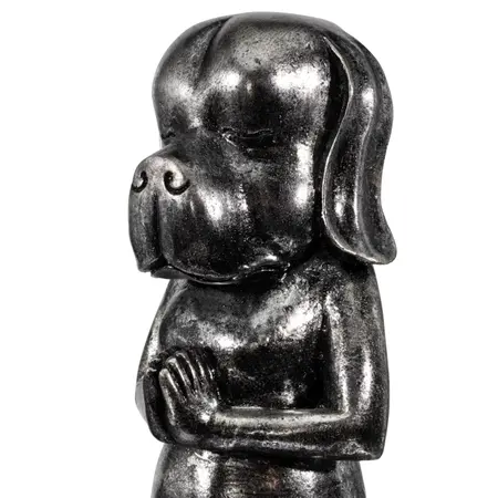 So True by Troubadour Yoga hond vintage zilver