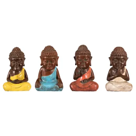 So True by Troubadour Buddha Thailand Meditatie, set van 4