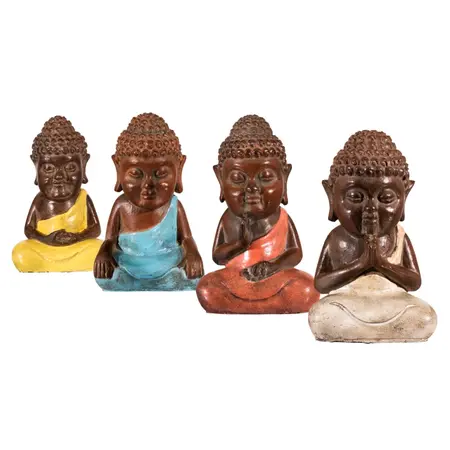 So True by Troubadour Buddha Thailand Meditatie, set van 4