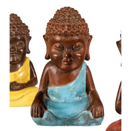 So True by Troubadour Buddha Thailand Meditatie, set van 4