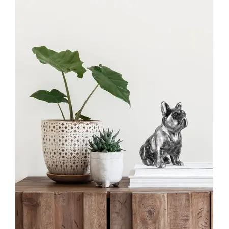 So True by Troubadour Franse Buldog vintage zilver