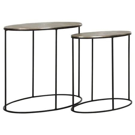 So True by Troubadour Bijzettafel Goldstar, set van 2