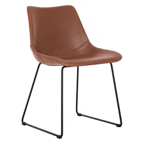 Eetkamerstoel Cliff cognac