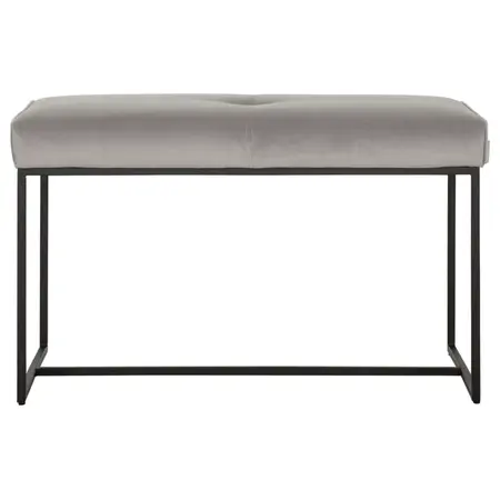 So True by Troubadour Eetkamerbank Mirage velvet lichtgrijs