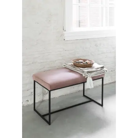 So True by Troubadour Eetkamerbank Mirage velvet roze