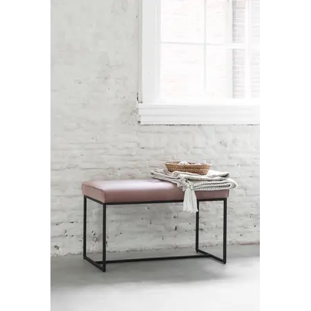 So True by Troubadour Eetkamerbank Mirage velvet roze