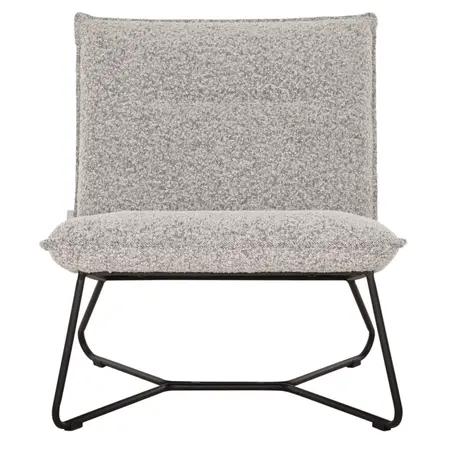 So True by Troubadour Fauteuil Lotus boucle lichtgrijs