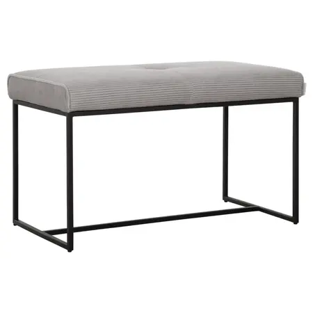 So True by Troubadour Eetkamerbank Mirage rib lichtgrijs