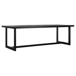 Eettafel Parket zwart 250 cm