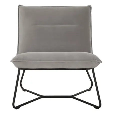 So True by Troubadour Fauteuil Lotus velvet lichtgrijs