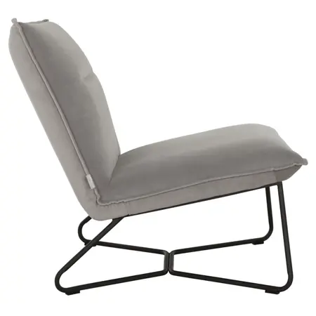 So True by Troubadour Fauteuil Lotus velvet lichtgrijs