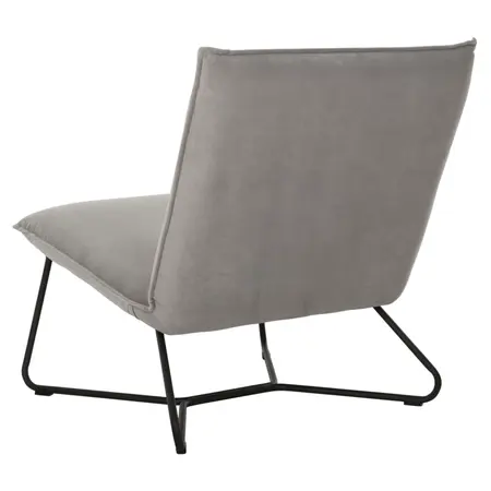 So True by Troubadour Fauteuil Lotus velvet lichtgrijs