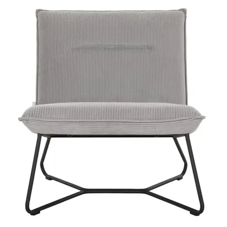 So True by Troubadour Fauteuil Lotus rib lichtgrijs