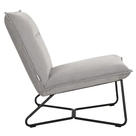 So True by Troubadour Fauteuil Lotus rib lichtgrijs