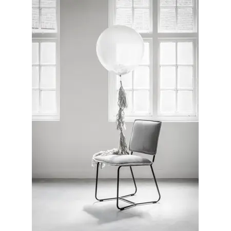 So True by Troubadour Eetkamerstoel Icone rib lichtgrijs