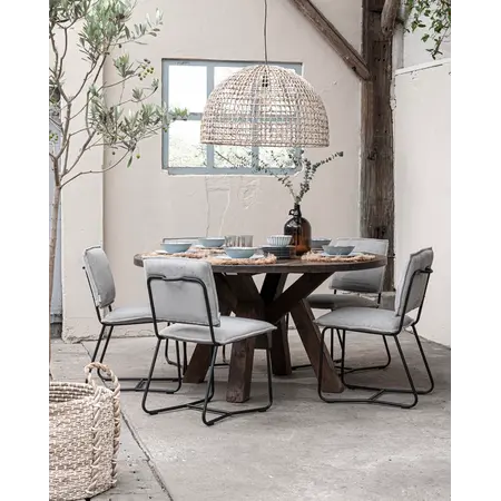 So True by Troubadour Eetkamerstoel Icone rib lichtgrijs