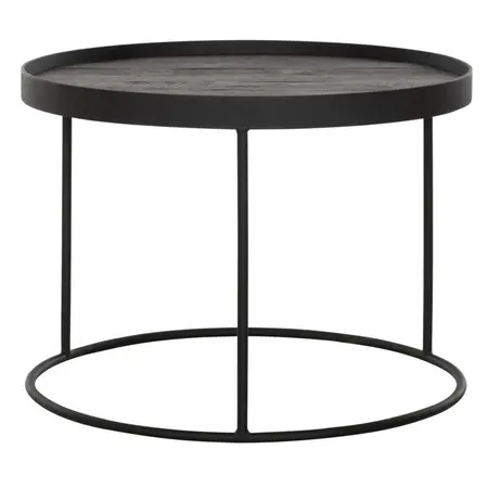 So True by Troubadour Salontafel Rondo zwart medium