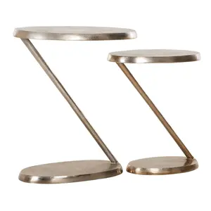 Bijzettafel Goldrush set van 2