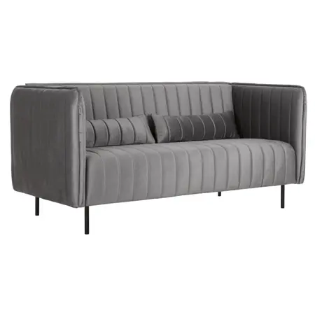 So True by Troubadour Bank Sorrento velvet lichtgrijs